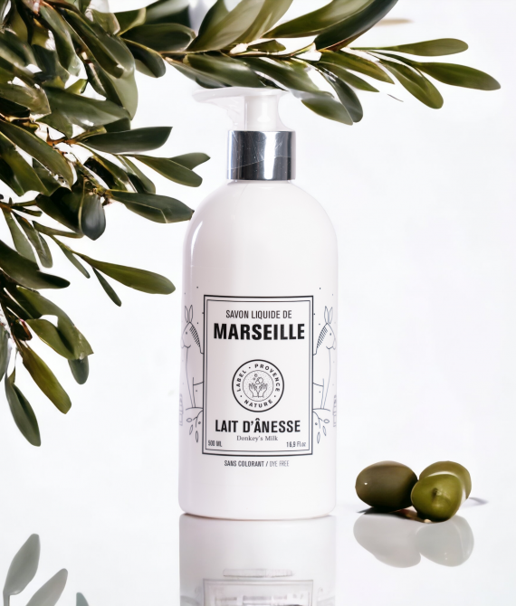 SAVON LIQUIDE DE MARSEILLE LAIT D&rsquo;ÂNESSE 500ML