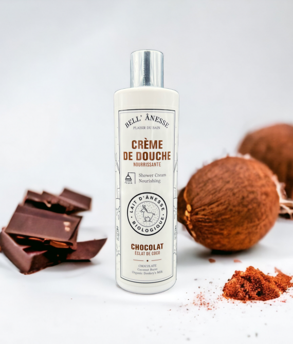 CRÈME DOUCHE CHOCOLAT ÉCLAT COCO LAIT D&rsquo;ÂNESSE BIO 400ML