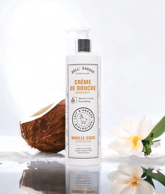 CRÈME DOUCHE VANILLE COCO LAIT D&rsquo;ÂNESSE BIO 400ML