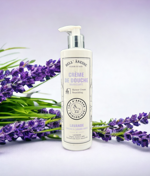 CREME DOUCHE LAVANDE LAIT D&rsquo;ÂNESSE BIO 400ML