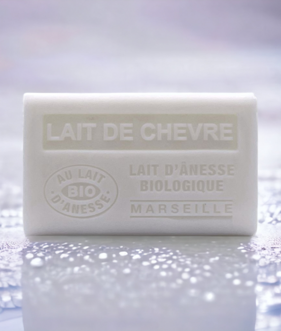 SAVON LAIT DE CHÈVRE AU LAIT D&rsquo;ÂNESSE BIO 125G
