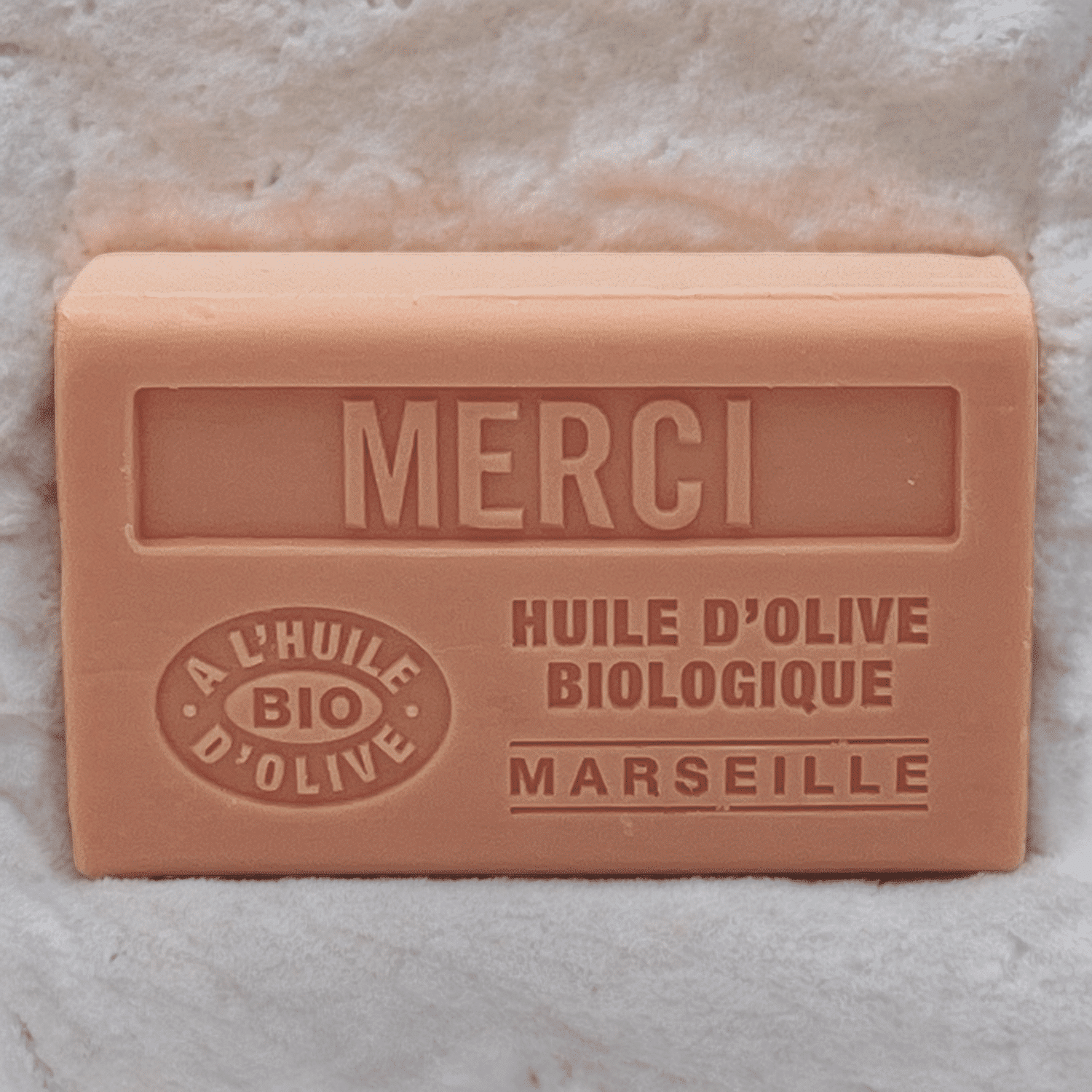 SAVON MERCI À L'HUILE D' OLIVE BIO 125G – Image 2
