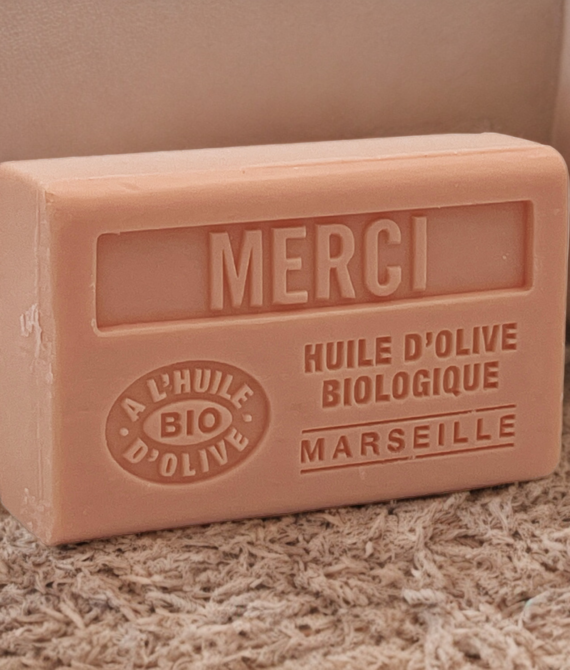 SAVON MERCI À L&rsquo;HUILE D&rsquo; OLIVE BIO 125G